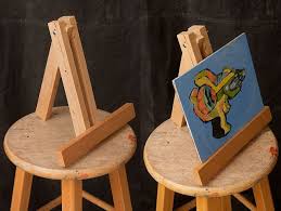 Simple Easel Diy Easel Craft Show Ideas Wood Crafts