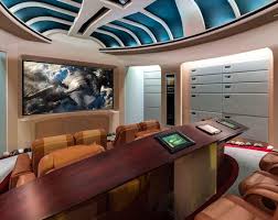 Star Trek Home Theater Room In 2020 Home Theater Rooms Home Room Themes