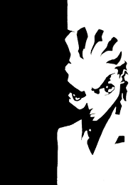 Black And White Scarface Sketch Boondocks Riley Scarface Graphics Code Boondocks Riley Scarface 600x800 Boondocks Drawings Boondocks Cool Anime Wallpapers