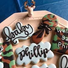 Camo Baby Shower Deer Baby Shower Cookies Baby Shower Camo Baby Shower Cookies Baby Shower