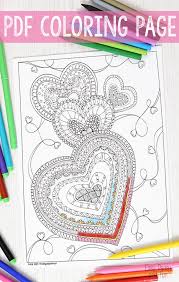 If you want to teach the kids something about animal habitats this is a great exercise. Zen Hearts Intricate Coloring Page Easy Peasy And Fun