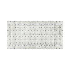 Matelas de sol gris en coton avec pompons, modèle « otto » de 60 x 120 cm. Matelas De Sol 60 X 120 Cm Gris Orchestra Fr