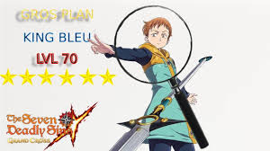 This ability allows king to exercise complete control over life and death by altering and controlling matter at a molecular level. Gros Plan King Bleu The Seven Deadly Sins Grand Cross Equipement Guide Pvp Youtube