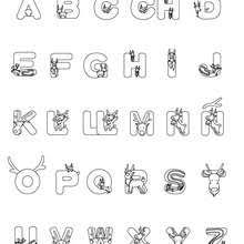 This collection includes mandalas, florals, and more. Alphabet Coloring Pages Hellokids Com