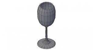 Wine Glass Detail 3d Model Layout Autocad File Cadbull In 2020 Wine Glass Autocad Glass