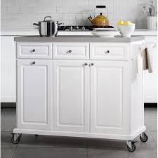 Check spelling or type a new query. Sj Collection Buckhead Portable Kitchen Island Cart Cabinet On Wheels W Stainless Steel Top And Storage White From Sunjoy Accuweather Shop