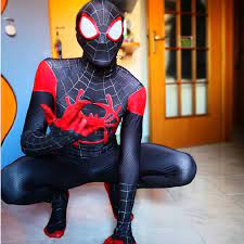 That's something that's easy to convey in the panels of a comic book, but it becomes a lot more difficult when a real person attempts to take on the. Black Miles Morales Spiderman 3d Print Costume Adult Kids Boys Spider Man Cosplay Costume Superhero Zentai Spiderman Suit Men Movie Tv Costumes Aliexpress