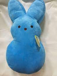 Just Born Peeps Plush Bunny Rabbit Large 17 Blue Stuff Animal Toy Easter Large Peeps Blue Stuffed Animals Bunny Plush Pet Toys
