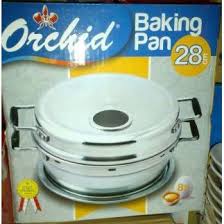 Baking pan menggunakan panas langsung dari kompor untuk mematangkan bolu. Gratis Spatula Panci Oven Pemanggang Cake Bolu Baking Pan Orchid 28 Cm 8 Telur Shopee Indonesia