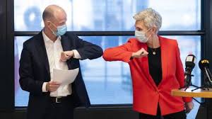 Peggy hessen følsvik under pressetreffet med kravoverlevering idet tariffoppgjøret 2021 starter. Peggy Hessen Folsvik Emneside Dn