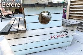 Oh yea, and i am not looking to spend a fortune on a sealer, but doesn't have to be bottom dollar either. Tropical Painted Picnic Table Makeover Houseful Of Handmade