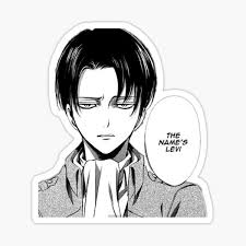 Give Up On Your Dreams And Die Levi Ackerman Quote Sticker By Ecm18 Redbubble Secretly dating levi ackerman would include levi probably gives you extra punishments to throw other people off the scent.