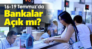 30 temmuz perşembe yani bugün bankalar açık mı? Ski9eq7awrmasm