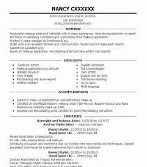 cosmetology student resume example