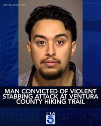 A man was convicted after a stabbing attack at a Ventura County hiking  trail left a person hospitalized. Details:  https://ktla.com/news/local-news/man-convicted-of-violent-stabbing-attack-at-ventura-county-hiking-trail/