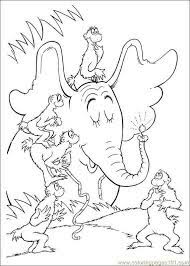Horton coloring pages to be used as clip. Coloring Pages Horton 64 Cartoons Horton Free Printable Coloring Page Online Dr Seuss Coloring Pages Cool Coloring Pages Fish Coloring Page