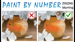 Our recommended remedy would be using an iron on a flat surface. Zigzag Blurring Easy Way For Smoothing Color Edges On Paint By Numbers Color Blend Art Tip Youtube