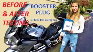 Booster Plug Before After Results Honda St1300 Pan European Youtube