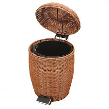 We researched the best options for your every need. Step Trash Can Waste Bins Rattan Wicker Trash Can With Lid Removable Retro Garbage Can Trash Can In Home Kitchen Applicable To Office Bedroom Bathroom Round B Buy Online In Dominica At Dominica Desertcart Com