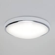 With our huge selection of led ceiling lights, ceiling fans with lights, chandeliers, pendant lights, recessed lights, track lighting not so long ago, you might only see crystal chandeliers in a formal dining room or foyer, they are now commonly featured in bedrooms, kitchens, and bathrooms too. Astro Lighting Osaka Led 350 Motion Sensor Flush Polished Chrome Bathroom Ceiling Light 1061005 Lighting From The Home Lighting Centre Uk