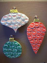 Pin By Angela Purdy On Recycled Christmas Tree Ornaments Beer Cap Crafts Bottle Cap Crafts Beer Bottle Cap Crafts
