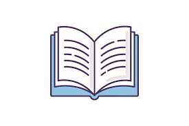 Open Book Rgb Color Icon Open Book Book Outline Books