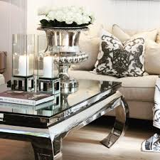 Everywhere We See Our Lexington Chunky Chrome Coffee Table It Creates An Overwhelming Feeling Of Bold Glam Coffee Table Rustic Square Coffee Table Coffee Table