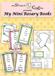 The rosary begins with the apostles creed, followed by one our father, three hail marys (traditionally offered for an increase in faith, hope, and charity for it is widely known that our lady answers seemingly impossible intentions to those who are first beginning to pray the rosary. My Mini Rosary Books Drawn2bcreative