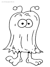 Dibujos De Monstruos Para Pintar Monstruos Para Colorear Monstruos Monstruos Tiernos
