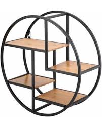 Alibaba.com offers 61,828 home iron decor products. Big Deal On Dilwe Industrial Style Wood Iron Craft Round Wall Shelf Display Rack Storage Unit Home Decor Metal Wall Shelf Round Wall Shelf