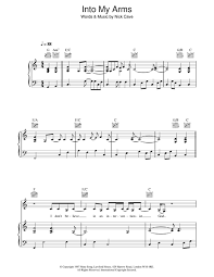 Nick Cave Into My Arms 18442 Bladmuziek