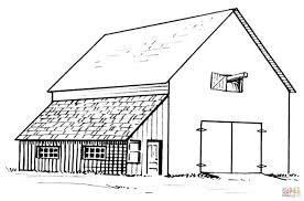 Red white barn coloring page. 23 Creative Picture Of Barn Coloring Pages Birijus Com Coloring Pages Farm Coloring Pages Creative Pictures