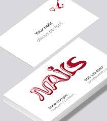 Business cards are offered in a variety of styles, are printed on Nail Technician Business Cards Modern Design