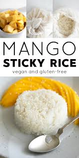 Thai Mango Sticky Rice Recipe Khao Niaow Ma Muang Recipe In 2020 Sticky Rice Recipes Mango Sticky Rice Mango Sticky Rice Recipe