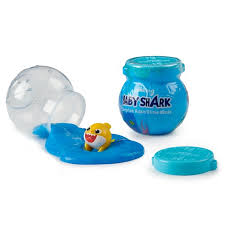 Ooozi green slime bath burst fizzy bomb 2 bombs pouf gift set makes water slimy. Pinkfong Baby Shark Official Surprise Aqua Slime Minis By Wowwee Walmart Com Walmart Com