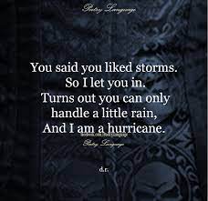Carter, now that you're free, are you still going to be the hurricane? Pin By Serena Sprunk On Quotes And Words I Like Love Hurricane Quotes Quotes Words
