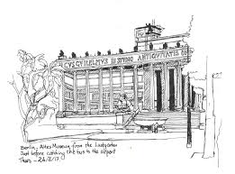 Berlin Altes Museum Urban Sketching Sketch Book History