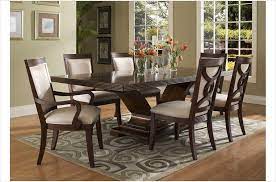 Dolce Seven Piece Dining Set Espresso 44 W X 77 5 L Ext 95 Mesa De Comedor Comedores Mesas