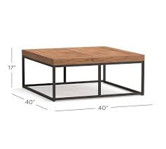 These are an excellent way of storing items which are not used as often such as a notepad, board games and playing cards. Malcolm 40 Square Coffee Table Pottery Barn