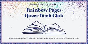 August Rainbow Pages Queer Book Club!
