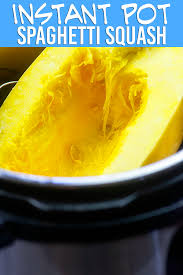 Instant Pot Spaghetti Squash Der Einfachste Weg Spaghetti Squash Zuzubereiten Lowcar Instant Pot Spaghetti Squash Der In 2020 Instant Pot Squash Spaghetti