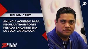 Kelvin Cruz anuncia acuerdo para regular transporte pesado en carretera La  Vega- Jarabacoa