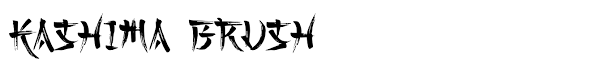 Kashima Brush Font