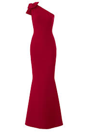La Petite Robe Di Chiara Boni Red Bow Shoulder Gown Fancy Dresses Gowns Gala Dresses