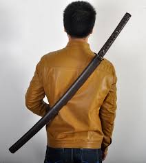 Barro Temperado Japonês Samurai Espada KATANA 1095 Aço Carbono ...