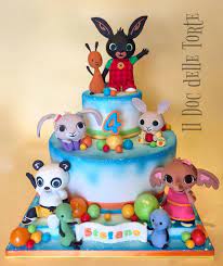 Bing Cake Cake By Davide Minetti Cakesdecor Torta Bingo Torte Di Compleanno Torte Di Compleanno Per Bambini
