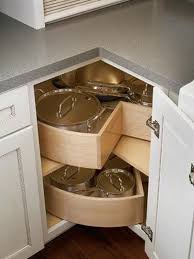 Corner Base Cabinet With Deep Bin Lazy Susan Shelves Corner Kitchen Cabinet Best Kitchen Cabinets Kitchen Cabinetry
