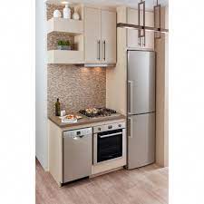 Bosch 800 Series 24 In 11 Cu Ft Bottom Freezer Refrigerator In Stainless Steel With Internal Ice Maker Counter Depth B11cb81sss The Home Depot Simple Kitchen Design Kitchen Design Small Space Kitchen Remodel Small