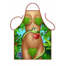 Avental divertido EVA SENSUAL MALHADA adulto para churrasco ou fantasia  AVMU07 | Shopee Brasil