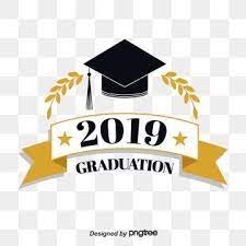 Flat 2019 Graduation Font For Wheat Spike Ribbon Graduation Cap Graduation Silhouette Graduation Design Graduation Diy